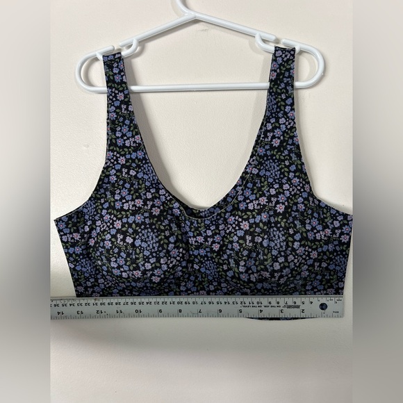 Knix Luxlift Floral Black and Purple Bra Size M - Picture 4 of 8